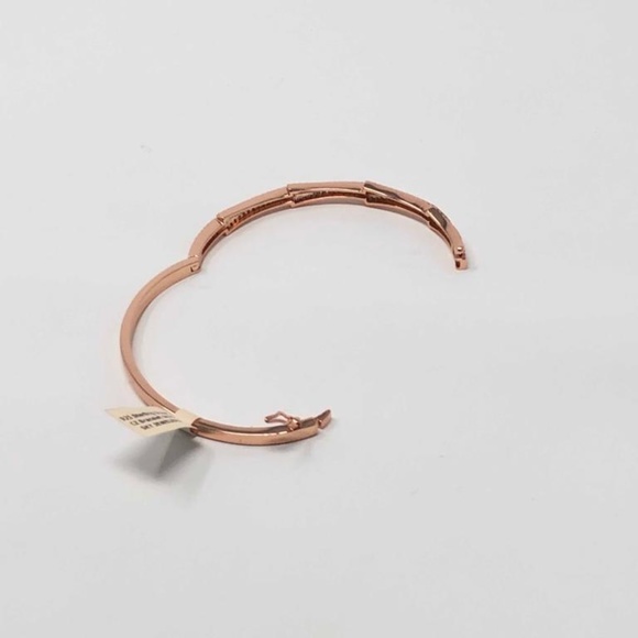 18K Gold OverLay 925KSterling SilverWithCZBracelet - Picture 6 of 6